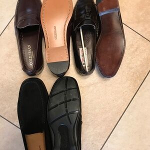 Three pairs of never worn men’s shoes